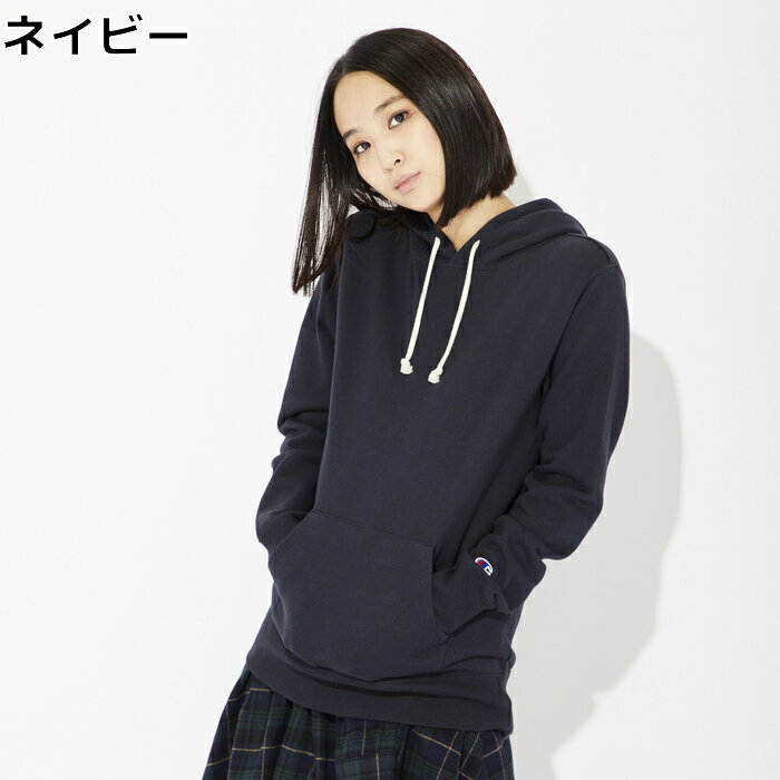 Champion 無地スウェットパーカー ウィメンズパーカー パーカ ロンT Tシャツ おしゃれ カットソー トップス 秋 秋服 秋物 長袖 ブランド　全5色　S-L Right-on,ライトオン,CWSM101R,Champion,チャンピオン