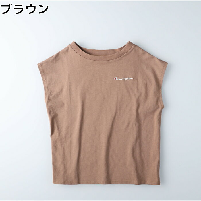 Champion フレンチスリーブTシャツ　チャンピオン　半袖　Tシャツ　かわいい　オシャレRight-on,ライトオン,CWSR301R,Champion,チャンピオン