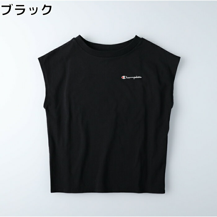 Champion フレンチスリーブTシャツ　チャンピオン　半袖　Tシャツ　かわいい　オシャレRight-on ライトオン CWSR301R Champion チャンピオンのサムネイル