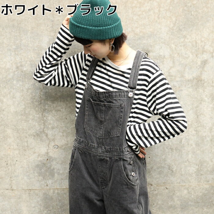 HONEYSUCKLE ROSE レギュラーボーダーロンT レディース トップス Tシャツ tシャツ ロンT 長袖 春 秋 冬 シンプル カジュアル ベーシックRight-on ライトオン HR4402431009 HONEYSUCKLE ROSE ハニーサックルローズのサムネイル