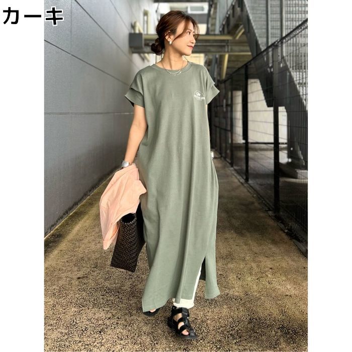 FRUIT OF THE LOOM 【別注】バックプリントワンピースRight-on ライトオン 80540401 FRUIT OF THE LOOM フルーツオブザルームのサムネイル