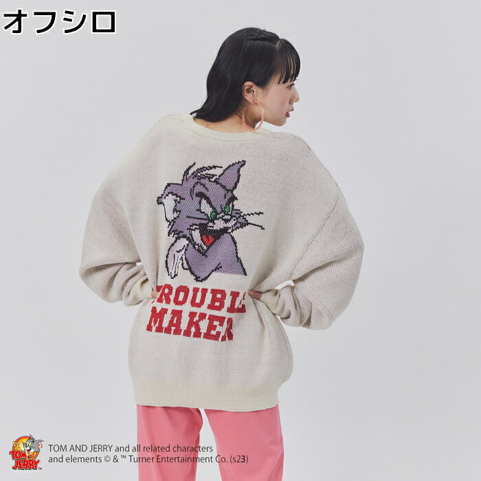 TOM and JERRY TOMANDJERRYニットRight-on ライトオン I-23370902 TOM and JERRY トムアンドジェリーのサムネイル