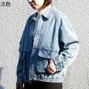 SOMETHING DENIM BLOUSONRight-on ライトオン ST120-98 SOMETHING サムシング