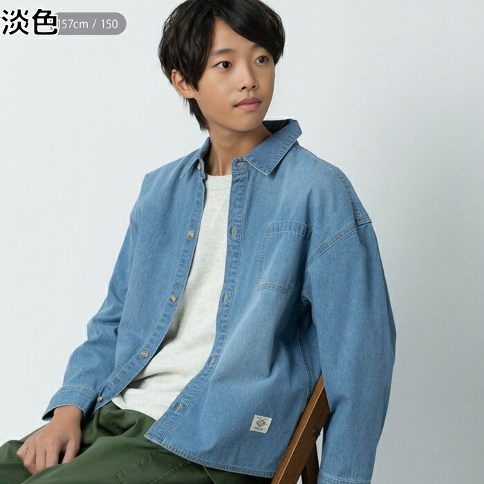 MPS デニムシャツレイヤード長袖TシャツRight-on ライトオン MP45032204 MPS エムピーエスのサムネイル