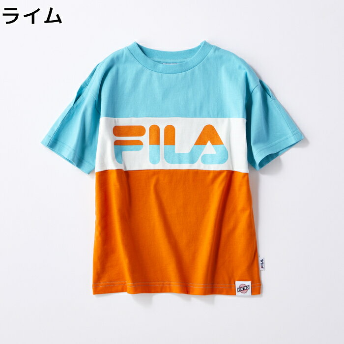 FILA 【FILA×TEGTEG cheered by Girls2】 三段切り替えTシャツ キッズRight-on,ライトオン,764503,FILA,フィラ