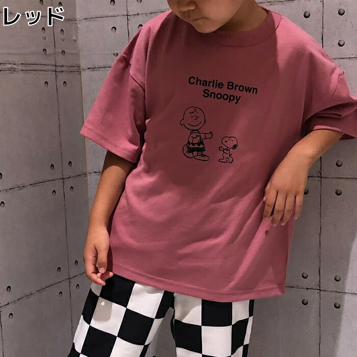 PEANUTS プリントTシャツ(スヌーピー)Right-on ライトオン SN-21S013K PEANUTS ピーナッツのサムネイル