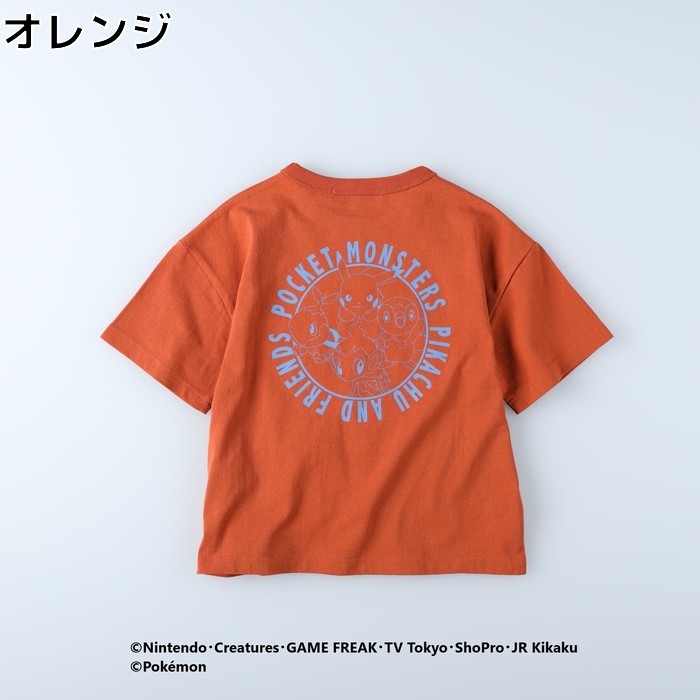 pokemon ポケモンプリントTシャツ3 キッズ Tシャツ tシャツ 半袖 夏 ポケモン 人気 子供 子ども 子供服 子ども服Right-on ライトオン RO51753 pokemon ポケモンのサムネイル