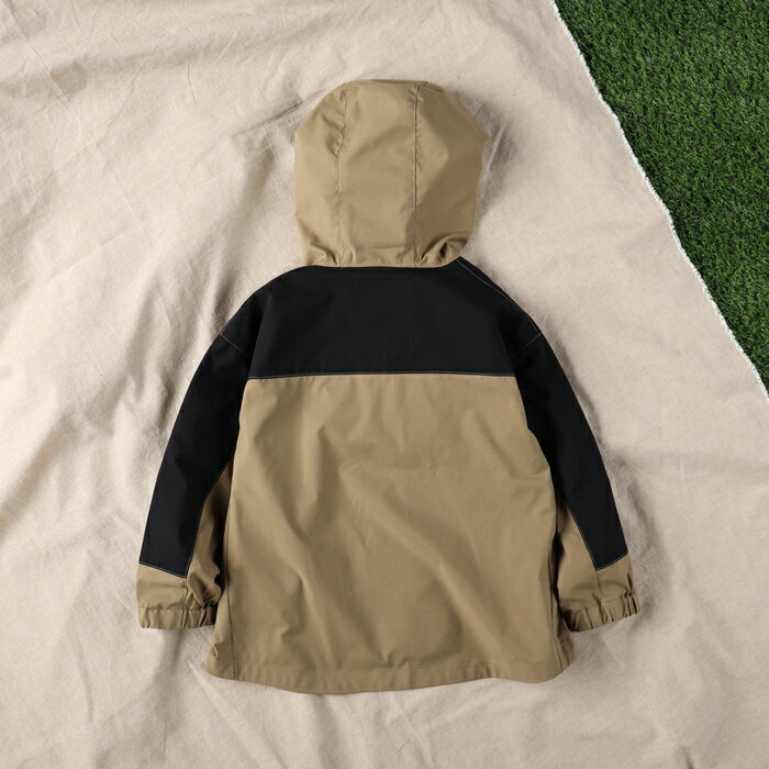 CAMP7 マウンテンパーカー キッズ 男の子 女の子 ジャケット アウター 子供服 秋冬 防寒 シップアップ フード付き アウトドア カジュアル スポーティー ポケット付きRight-on ライトオン CP44032009 CAMP7 キャンプ7のサムネイル