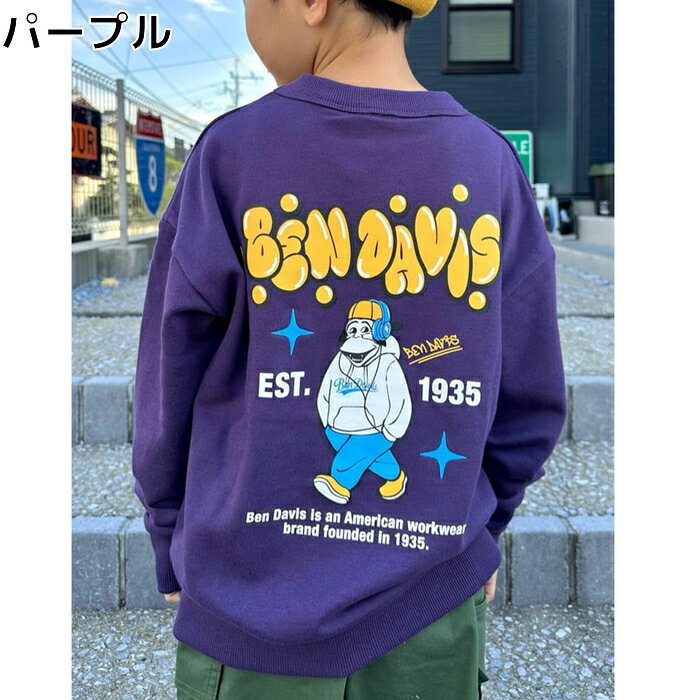 BEN DAVIS アソートグラフィックスウェットプルオーバーRight-on ライトオン BD-25A026K BEN DAVIS ベンデイビスのサムネイル