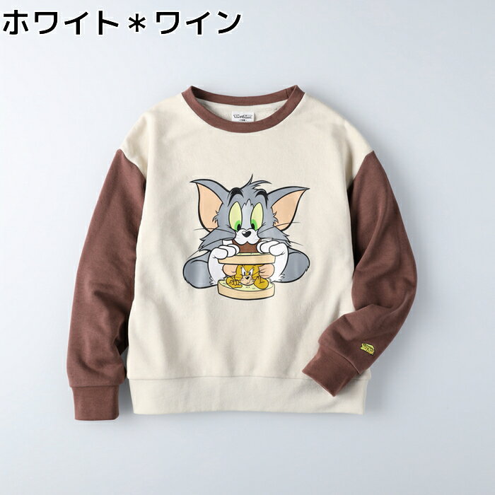 TOM and JERRY プリントクルーネックトレーナー(トムとジェリー)Right-on ライトオン 22844424 TOM and JERRY トムアンドジェリーのサムネイル