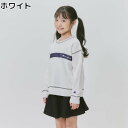 Champion ラインクルースウェット 男の子 女の子 キッズ トレーナー スウェット トップス ロンT クルーネック 秋冬 通学 カジュアル シンプル 可愛い かっこいいRight-on,ライトオン,CKSW023R,Champion,チャンピオン