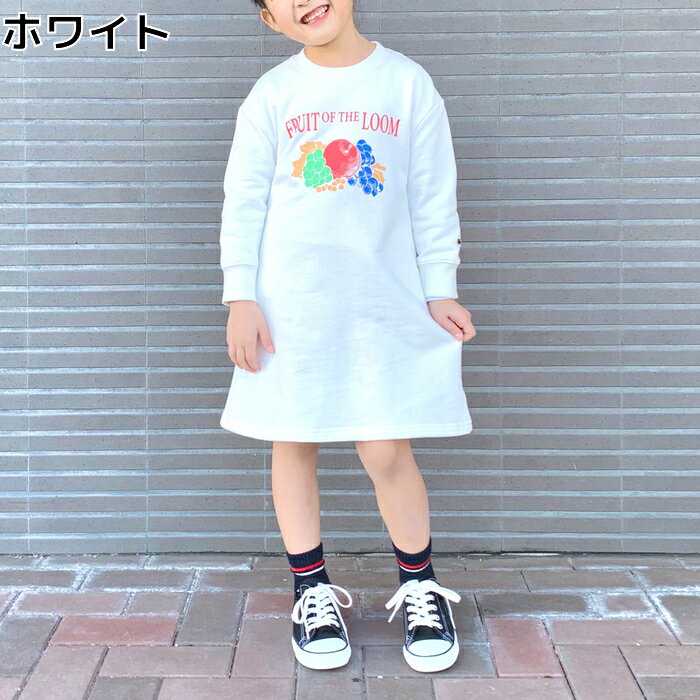 FRUIT OF THE LOOM ロゴプリントスウェットワンピースRight-on ライトオン FL101-2112032 FRUIT OF THE LOOM フルーツオブザルームのサムネイル