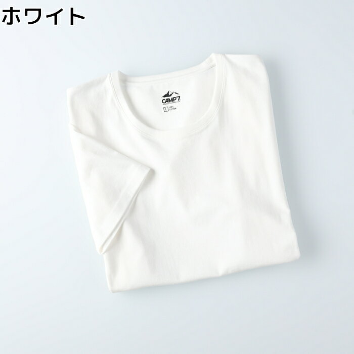 CAMP7 ショートスリーブクルーネックTシャツ(パックTシャツ)Right-on ライトオン CP434118001 CAMP7 キャンプ7のサムネイル