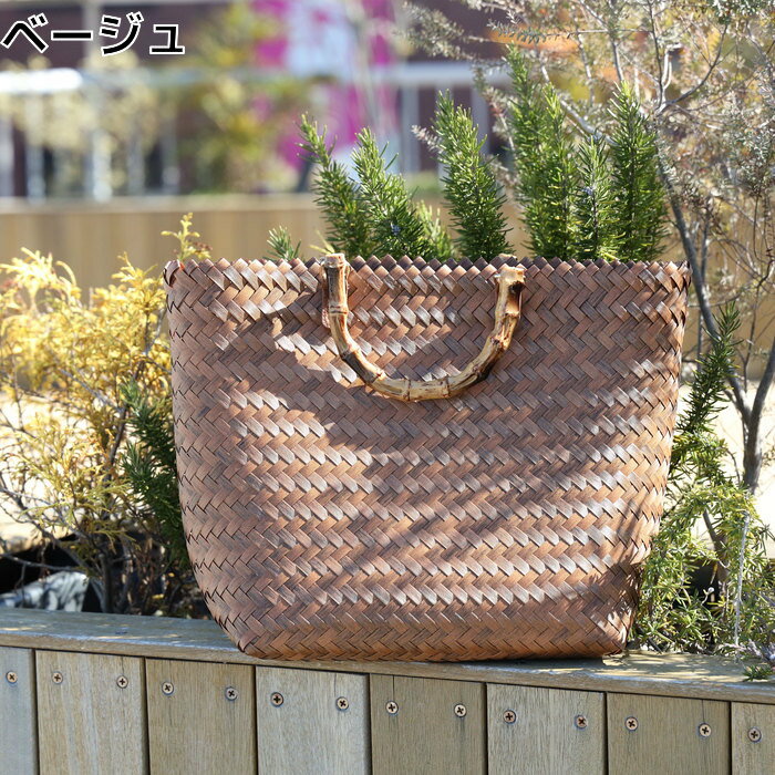 HONEYSUCKLE ROSE バンブートートバッグRight-on ライトオン HR434215011 HONEYSUCKLE ROSE ハニーサックルローズのサムネイル