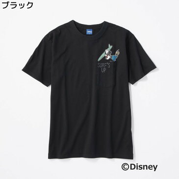 DISNEY サーフポケットプリントTシャツ(ミッキー) メンズRight-on,ライトオン,DN-4014004,ディズニー,DISNEY,