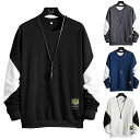メンズ tシャツ 長袖 パーカー メンズ 長袖 秋服 大きいサイズ カジュアル 丸襟 柔らかい トレーナー メンズ 秋服 メンズ ファッション カジュアルパーカ...