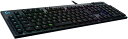 在庫限りーロジクール Logicool G ゲーミングキーボード G813-TC 有線 タクタイル 茶軸 薄型 確かな打鍵感 GLスイッチ 日本語配列 LIGH...