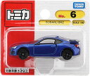 【マラソン限定！エントリー全品P10倍！最大39倍!!】トミカ No.6 SUBARU BRZ (BP)