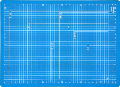 ナカバヤシ カッターマット 折りたたみカッティングマット A4 スカイブルー CTMO-A4SB
