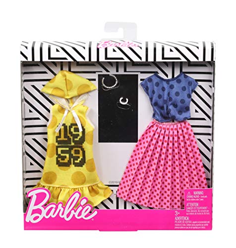 バービー(Barbie) ファッション2パック ポルカドット【着せ替え人形用ドレス アクセサリー】【3歳~】 GHX60