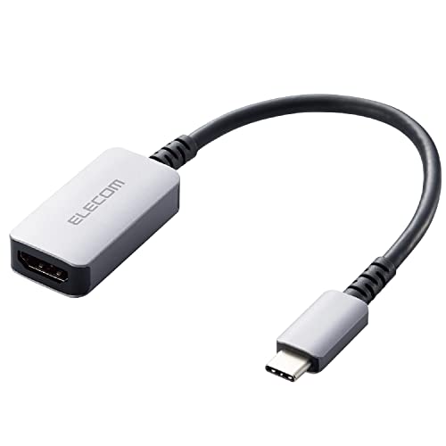 GR USB-C HDMI ϊ ϋv (USB C to HDMI 60Hz ϊA_v^) 0.12m Vo[ AD-CHDMIQS