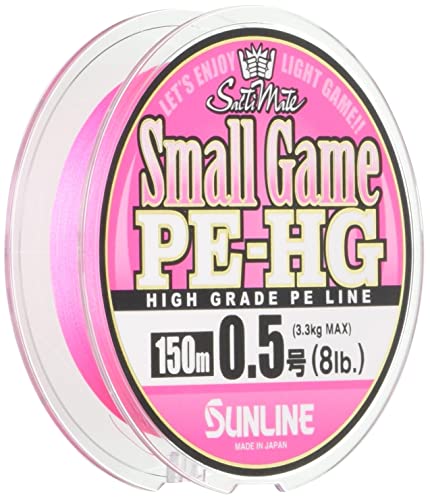 サンライン(SUNLINE) PEライン ソルティメイト スモールゲーム HG 150m 0.5号 8lb サクラピンク