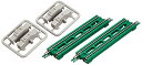 TOMIX Nゲージ トラフガーダー橋 F 深緑 2本セット 3248 鉄道模型用品