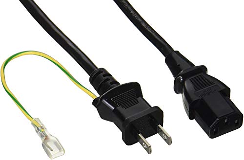 Rakuten - バッファロー BUFFALO 電源ケーブル 3ピンソケット(メス)⇔2ピンプラグ(オス)2m BSACC