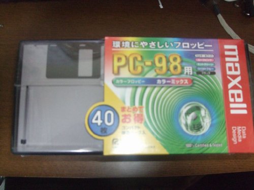 環境にやさしいフロッピー　PC－98用　カラーミックス　40枚入り