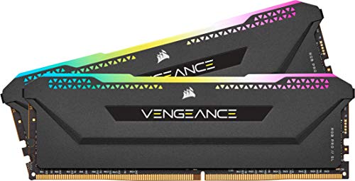 コルセア(メモリ) CMK64GX5M2B6200C32 DDR5 6200MT/ s 64GB(32GBx2) UDIMM 32-38-38-80 OC PMIC XMP 3.0 VENGEANCE DDR5 Black 1.4V