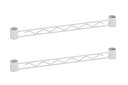 エレクター ベーシックシリーズ ハンガーレール 450mm用 ブラック (2本入) BA118B(3)