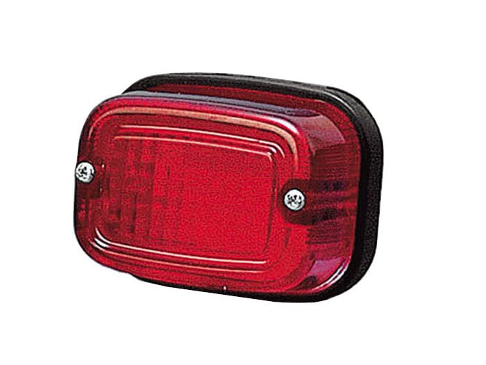 KIJIMA バイク バイクパーツ テールランプ ITタイプ ASSY 汎用 ブラックボディ/レッドレンズ 218-1038