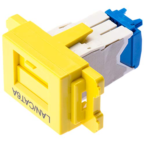 パンドウイットコーポレーション Cat6A JISプレート用ジャックキット 黄 JAOSSP6ATGYL パンドウイットコーポレーション Cat6A JISプレート用ジャックキット 黄 JAOSSP6ATGYL