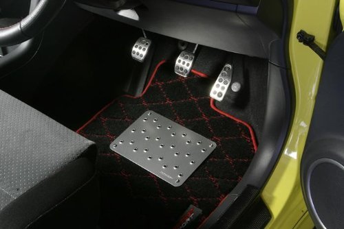 MONSTER SPORT アルミヒールプレート クリヤアルマイト 汎用 848100-0000M