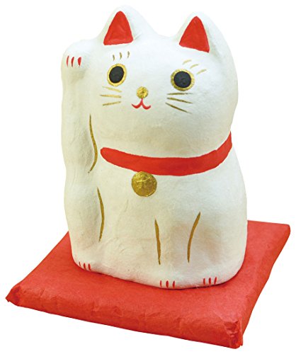 Rakuten - ヤマコー はりこーシカ 招き猫 白 89597