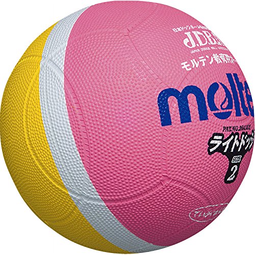 モルテン(molten) ドッジボール ライトドッジ 軽量2号球 ピンク×黄 SLD2PL モルテン(molten) ドッジボール ライトドッジ 軽量2号球 ピンク×黄 SLD2PL