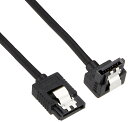 アイネックス(AINEX) ラッチ付 シリアルATAラウンドケーブル 片下L型コネクタ SATR-3105LBK(2)