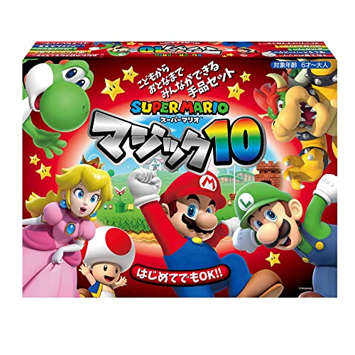 テンヨー(Tenyo) 手品 マジック スーパーマリオ マジック10 こどもからおとなまでみんなができるマジック10種類 初心者向け はじめてで