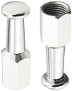 キジマ (kijima)バイク バイクパーツ 荷掛ナット M12mm P1.25 メッキ 2個セット 211-3021