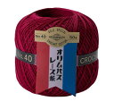 オリムパス製絲 金票 レース糸 #40 Col.121 パープル系 50g 約445m(3)