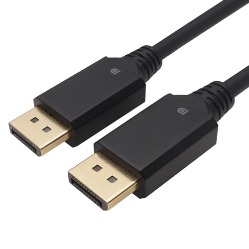 ホーリック Displayportケーブル 10m 21.6Gbps 4K/60Hz 2K@165Hz 1.2規格 DP100-714BB