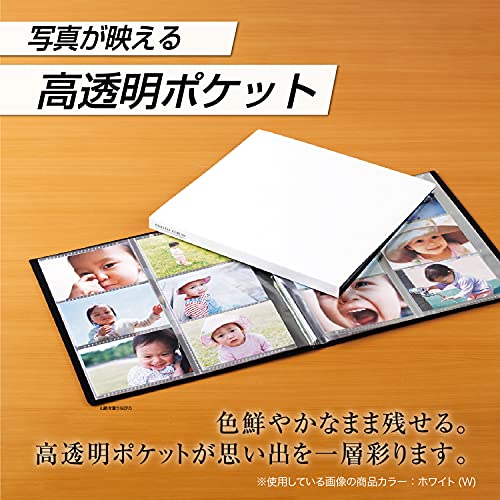セキセイ SEKISEI アルバム ポケット 高透明 Lサイズ240枚 L 201~300枚 ブラック KP-126 KP-126-60