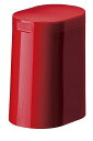 日本クリンテック Ka:z Clean サニタリーポット レッド 幅9.5cm 全長17cm トイレポット トイレ用ゴミ箱 収納