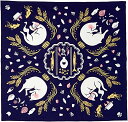 宮本 kenema 日本製 大風呂敷 大判 二四巾 和柄 手捺染 酔い猫 90×90cm 66687(3)