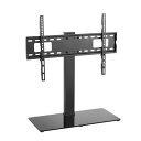 グリーンハウス テレビスタンド 37-70インチ向け 壁寄せ テレビ台 収納 ロータイプ 首振り GH-TVSAL-BK