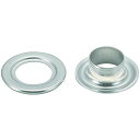 TRUSCO(トラスコ) 両面ハトメ アルミ 12mm 100組入 THP-A12