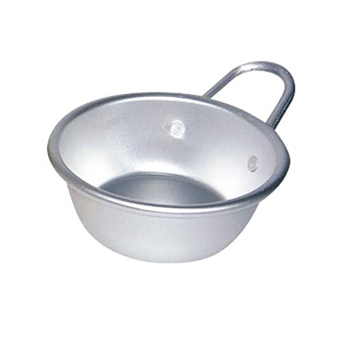 Rakuten - 前川金属工業所(Maekawa Metal) 日本酒グラス マッコリカップ 手付 13cm シルバー アルマイト RMT2003