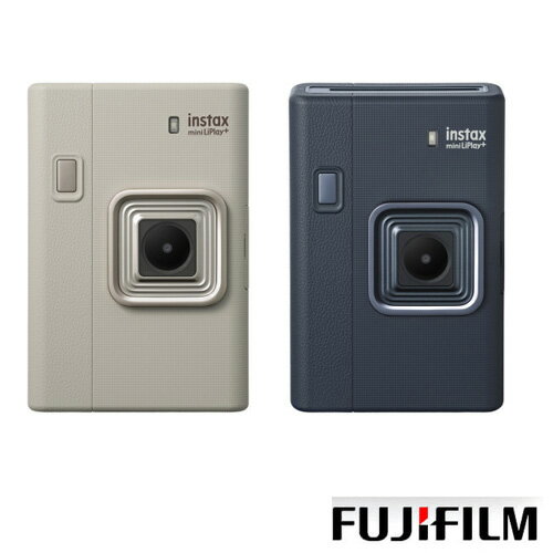チェキ instax mini LiPlay+ ハイブリッドインスタントカメラ ミニリプレイプラス 音声メッセージ録音 スマホプリンター機能 セルフィー用カメラ搭載 サンドベージュ SAND BEIGE ミッドナイトブルー MIDNIGHT BLUE ギフト 送料無料 FUJIFILM 富士フイルム フジフィルム