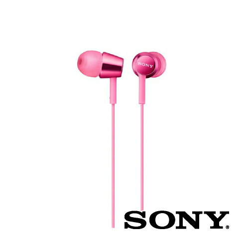 イヤホン インナーイヤーレシーバー 密閉型 ピンク MDR-EX155PIQ イヤホン 有線 sony mdr-ex155 イヤフォン 高音質 音漏れ 低減 SONY ソニー