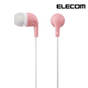 ステレオヘッドホン イヤホン 有線 耳栓タイプ EHP-CN300APN1 ライトピンク エレコム ELECOMバーゲン